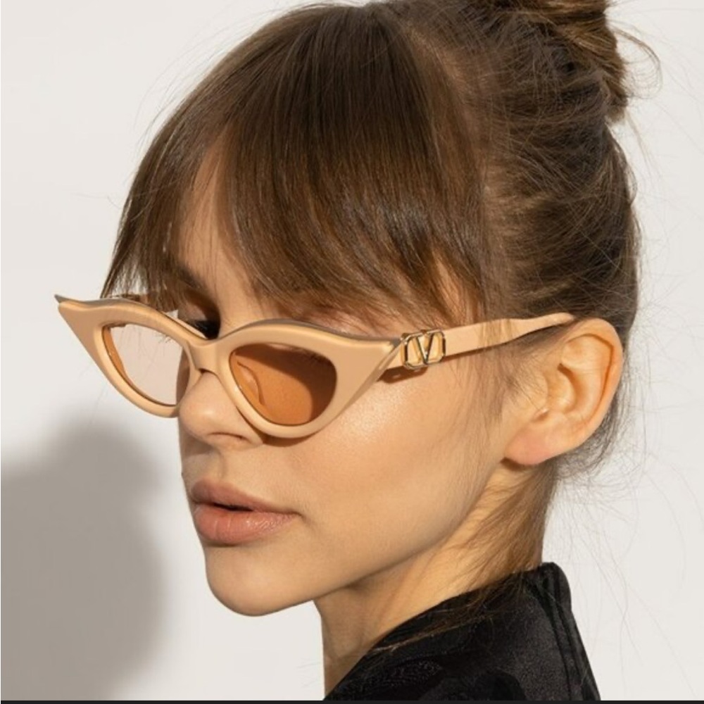 Valentino Women's Beige Sunglasses